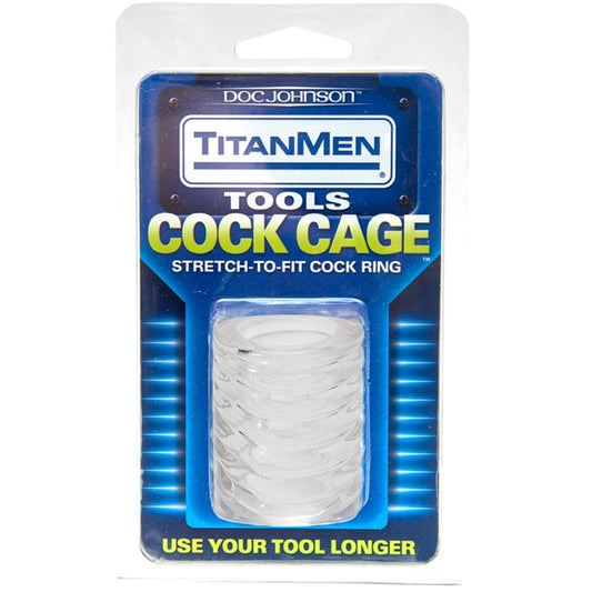 TITANMEN TOOLS COCK CAGE CLEAR