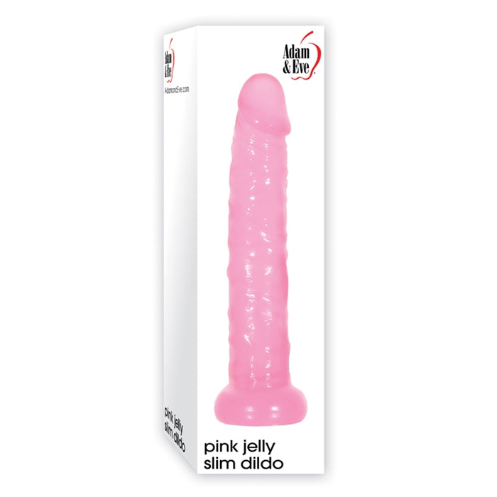 PINK JELLY SLIM DILDO