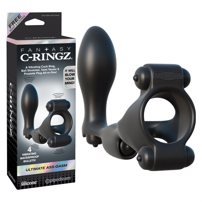 C-RINGZ ULTIMATE ASS-GASM BLACK