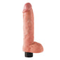 KING COCK  10" VIBRATING FLESH