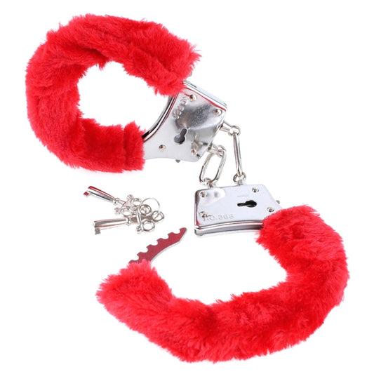FF RED BEGINNER'S FURRY CUFFS