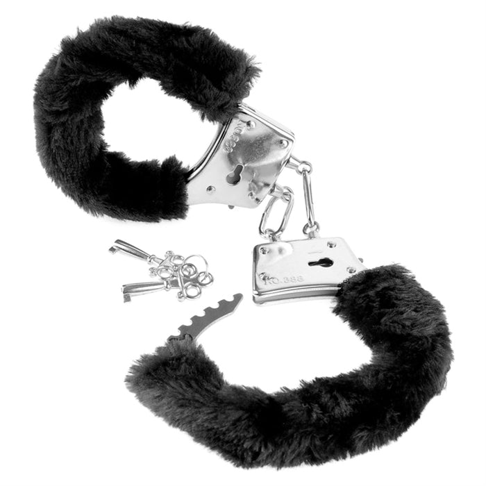 FF BLACK BEGINNER'S FURRY CUFFS