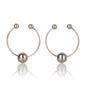 NIPPLE RINGS SILVER