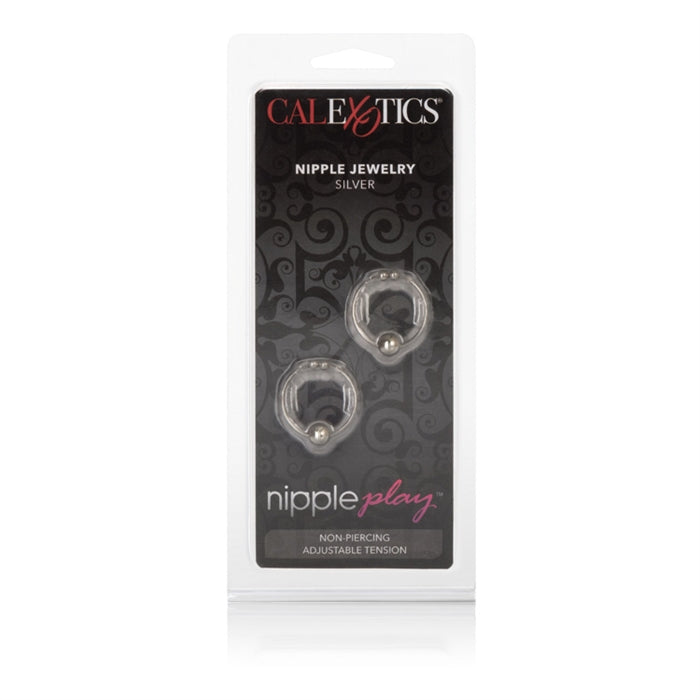 NIPPLE RINGS SILVER