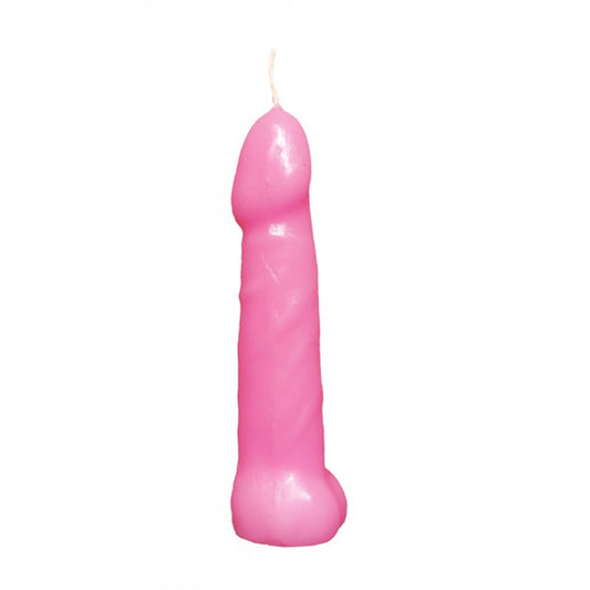 BACHELORETTE PECKER PARTY PINK CANDLES 5PK