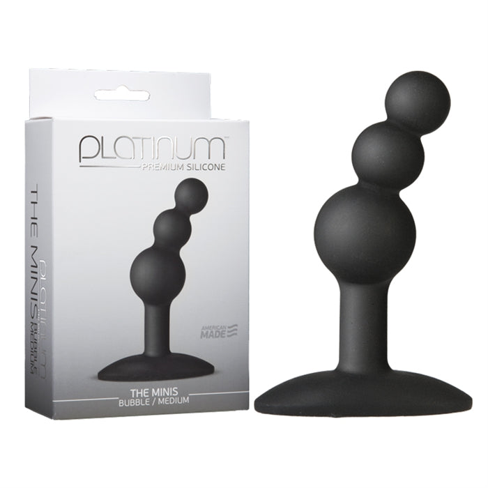 PLATINUM SILICONE BUBBLE BLACK