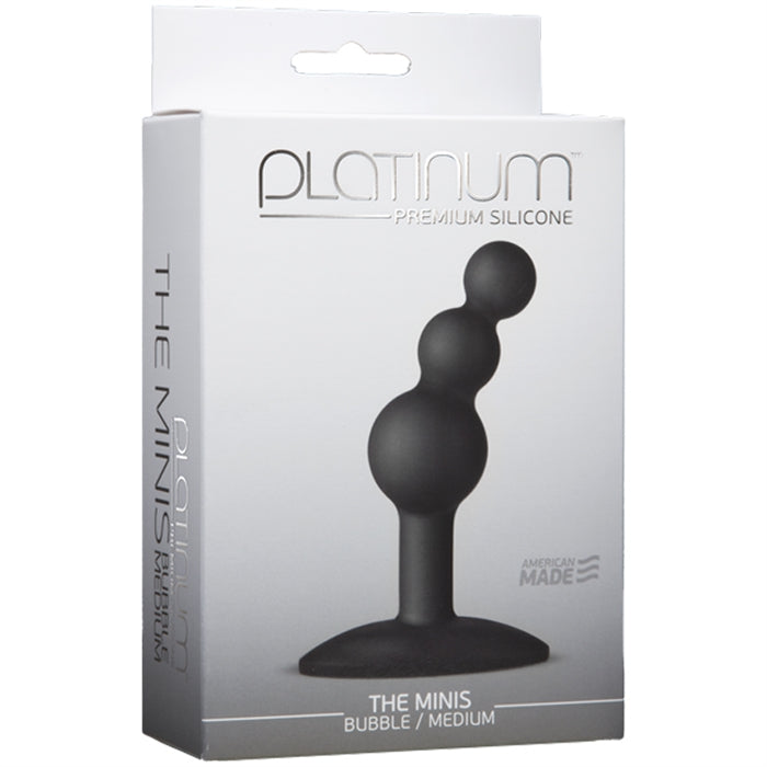 PLATINUM SILICONE BUBBLE BLACK