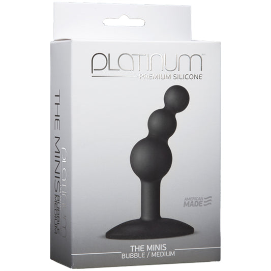 PLATINUM SILICONE BUBBLE BLACK