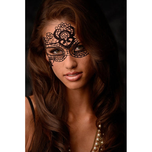 THE ENCHANTED BLACK LACE MASK