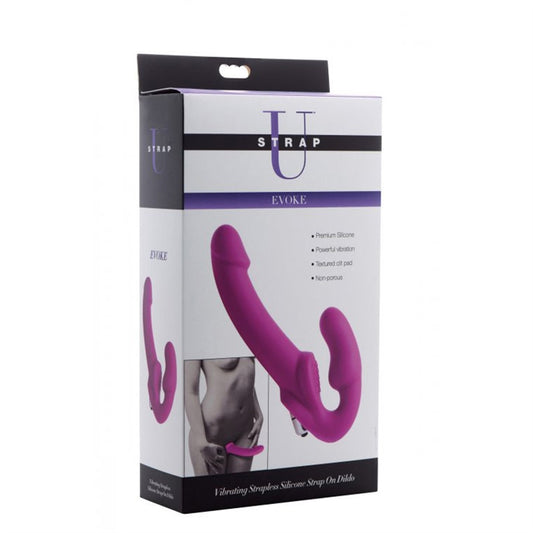 STRAP U VIBRATING STRAPLESS SILICONE STRAP-ON DILD