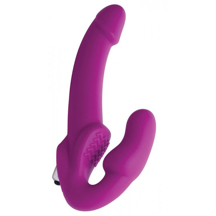 STRAP U VIBRATING STRAPLESS SILICONE STRAP-ON DILD