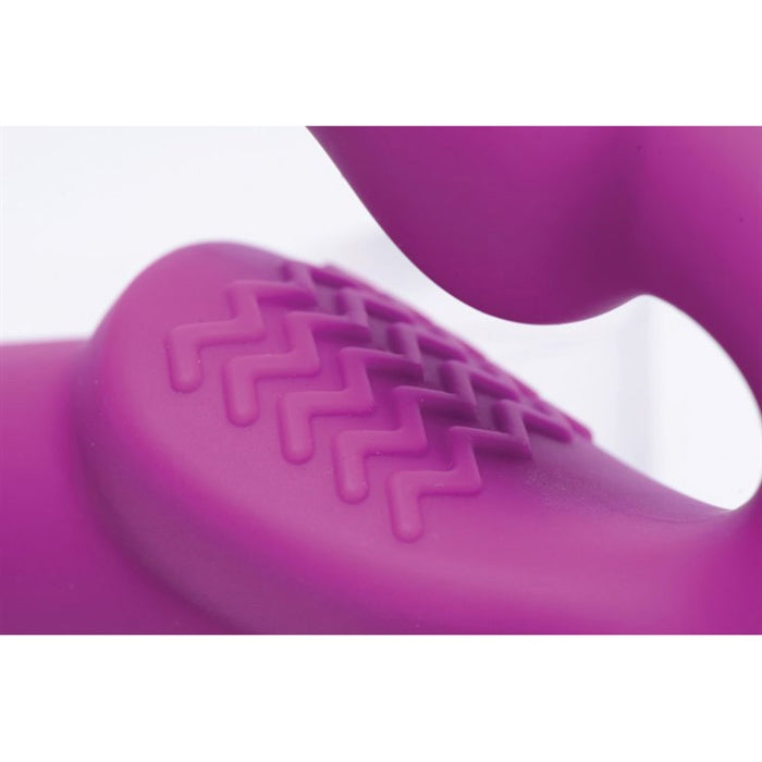 STRAP U VIBRATING STRAPLESS SILICONE STRAP-ON DILD