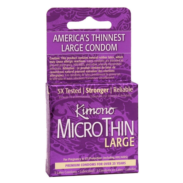 KIMONO MICROTHIN LARGE BOX 12 UNITS