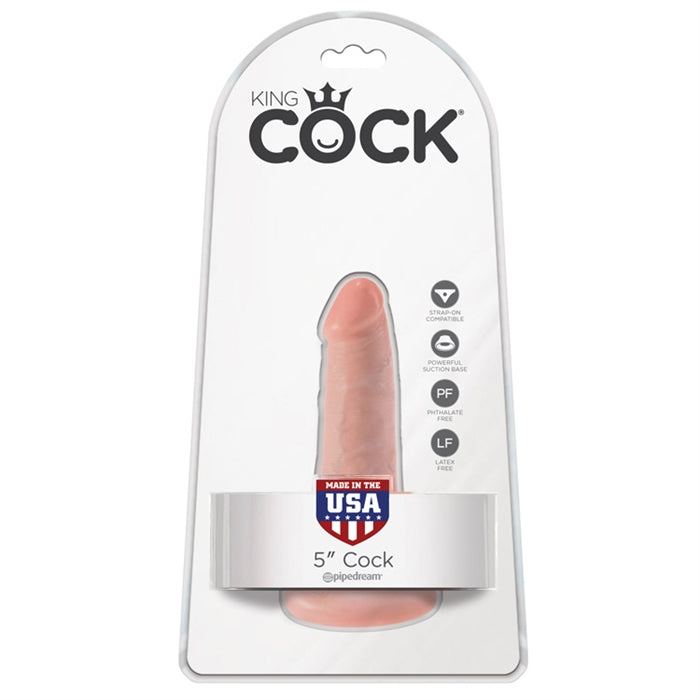 King Cock 5" Cock - Flesh