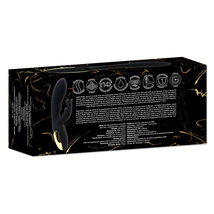 NIGHT RIDER SILICONE RECHARGEABLE 