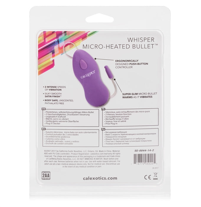 Whisper Micro-Heated Bullet - Purple
