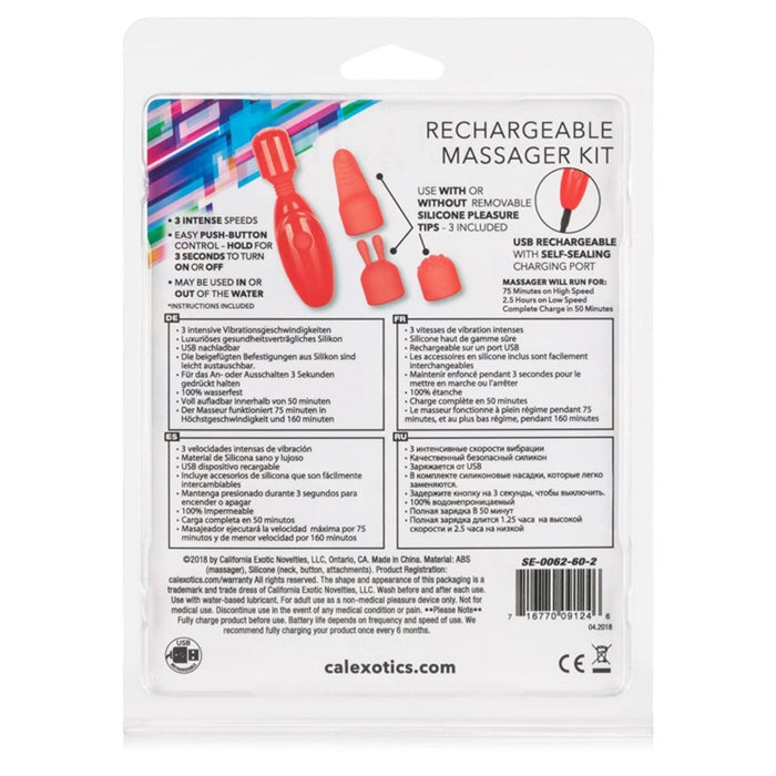 Rechargeable Massager Kit