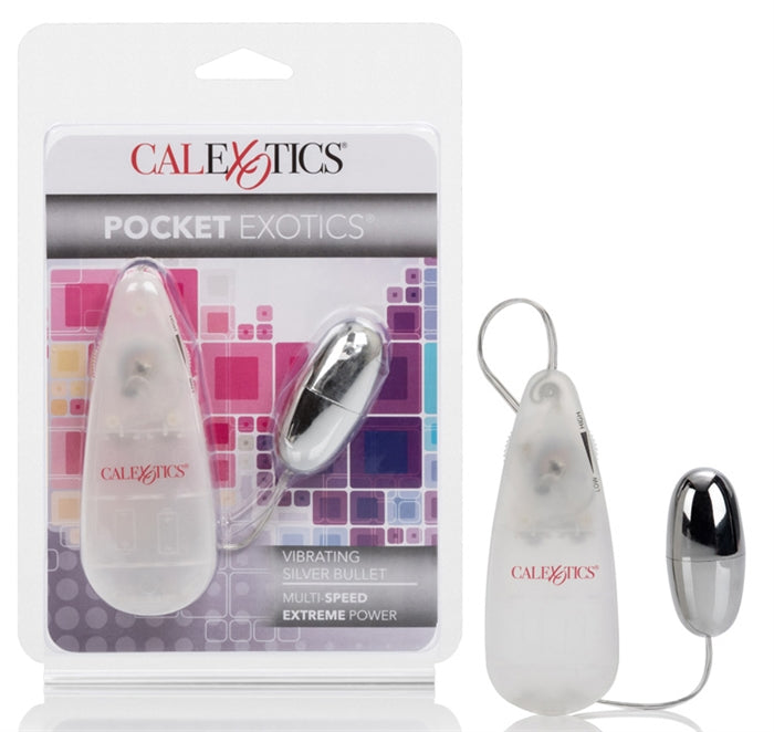 Pocket Exotics Vibrating Silver Bullet