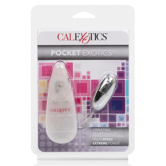 Pocket Exotics Vibrating Silver Bullet