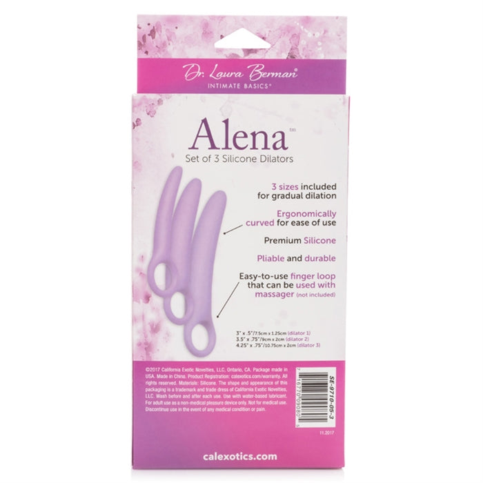 Dr. Laura Berman Alena Set of 3 Silicone Dilator