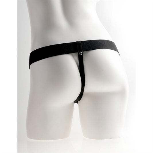 Fetish Fantasy 7" Hollow Rechargeable Strap-on wit