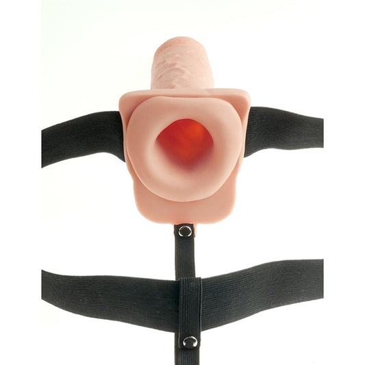 Fetish Fantasy 11" Hollow Rechargeable Strap-on wi