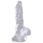 King Cock Clear 4" Cock with Balls
