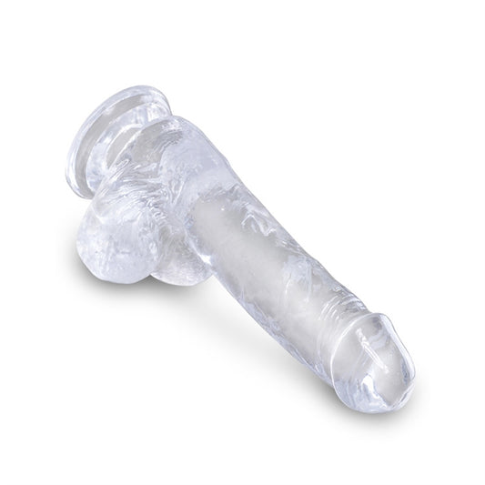 King Cock Clear 6" Cock with Balls