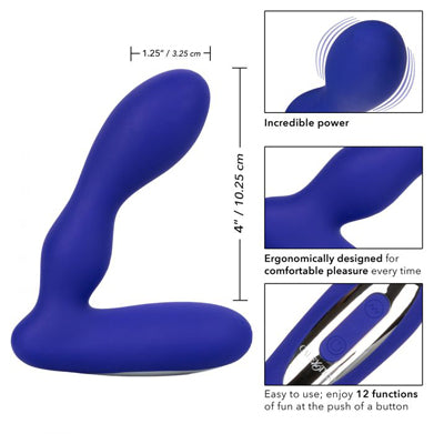 Silicone Wireless Pleasure Probe - Blue