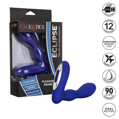 Silicone Wireless Pleasure Probe - Blue