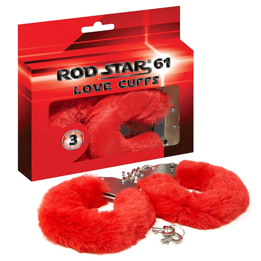 LOVE CUFFS PLUSH RED