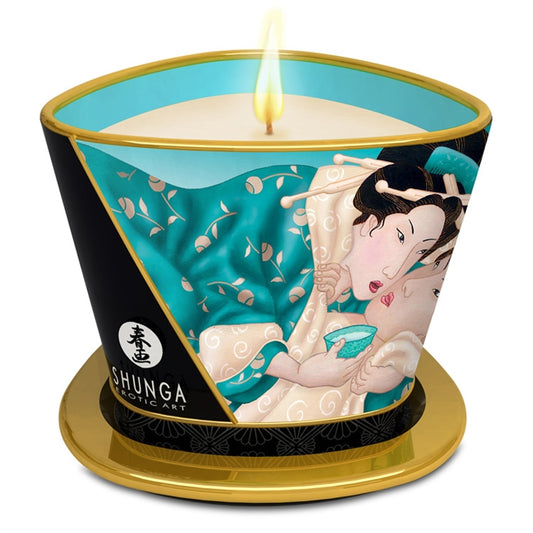 SHUNGA MASSAGE CANDLE ISLAND FLOWERS