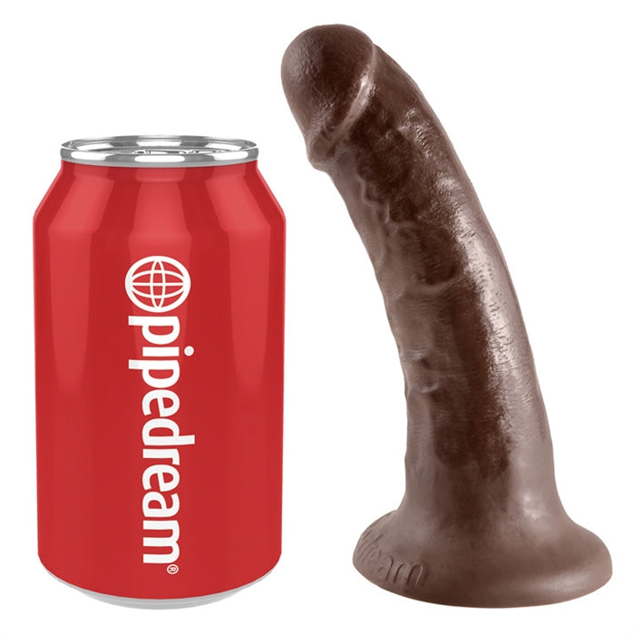 King Cock 6" Cock - Brown