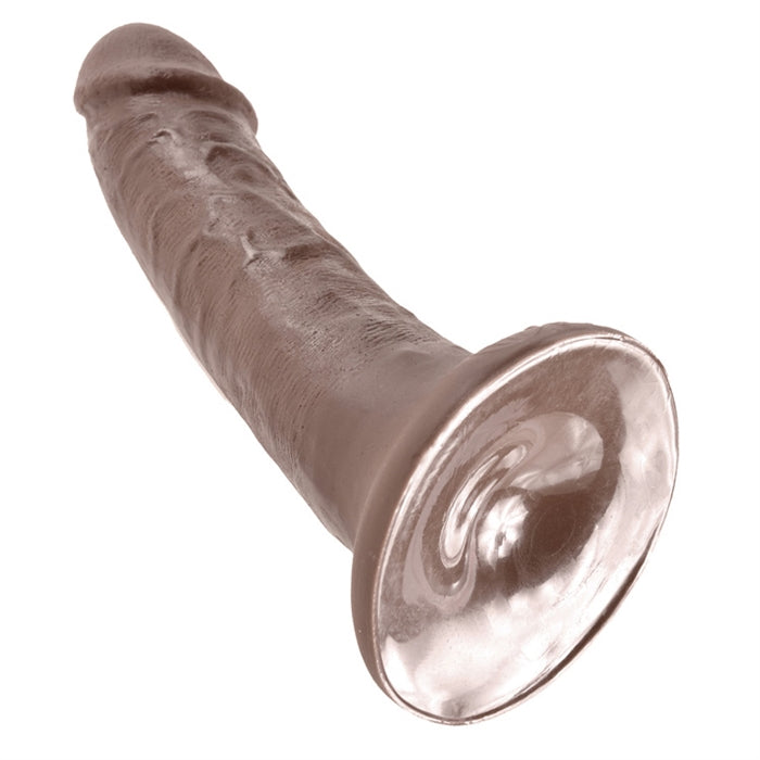 King Cock 6" Cock - Brown