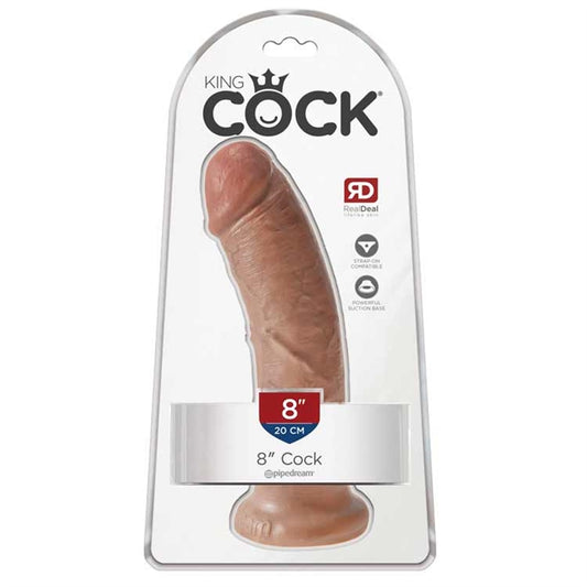 King Cock 8" Cock - Tan