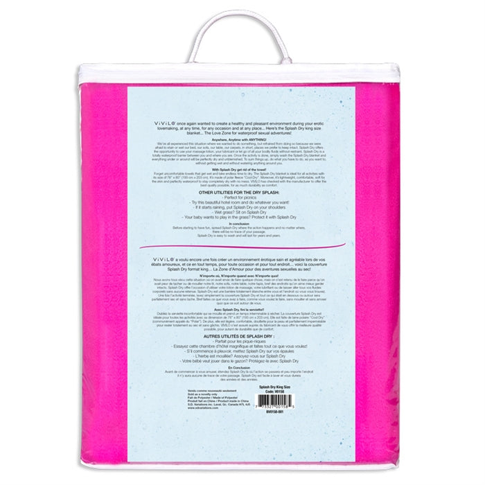 Splash Dry Waterproof Blanket King Size