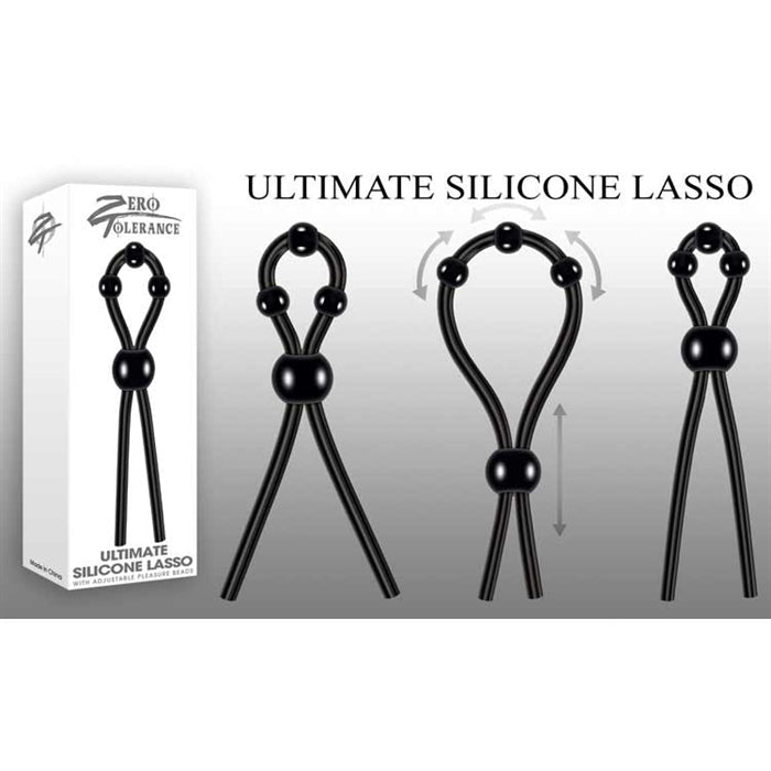 ULITIMATE SILICONE LASSO W/ADJUSTABLE PLEASURE BEA