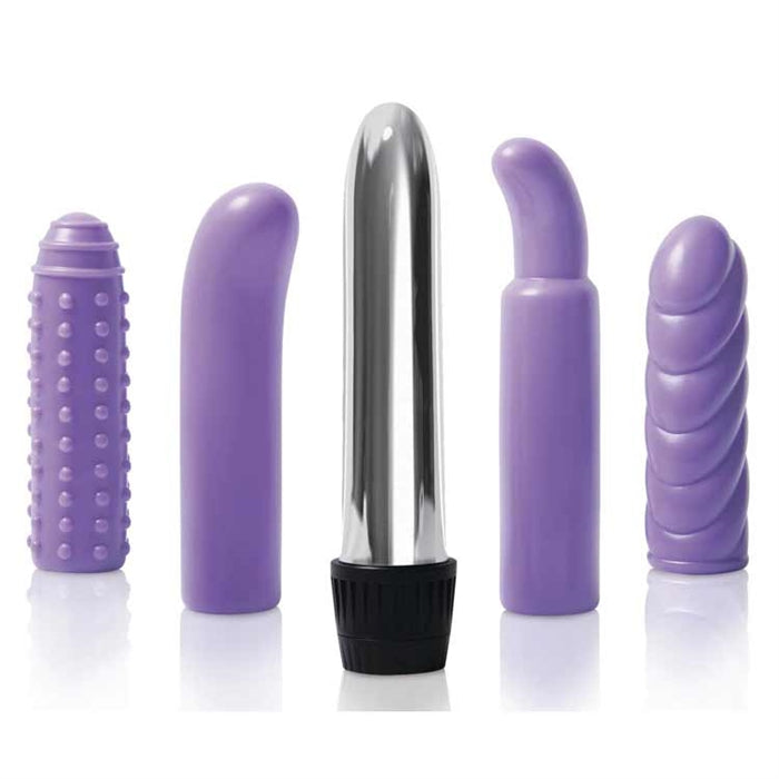 KIT MULTI-SLEEVE VIBRATOR PURPLE