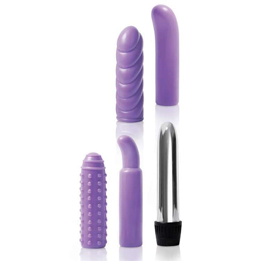 KIT MULTI-SLEEVE VIBRATOR PURPLE
