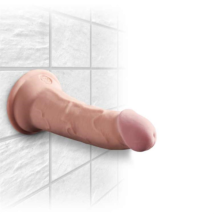 King Cock Plus 6" Triple Density Cock - Flesh