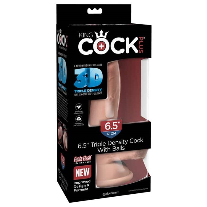 King Cock Plus 6.5" Triple Density Cock with Balls