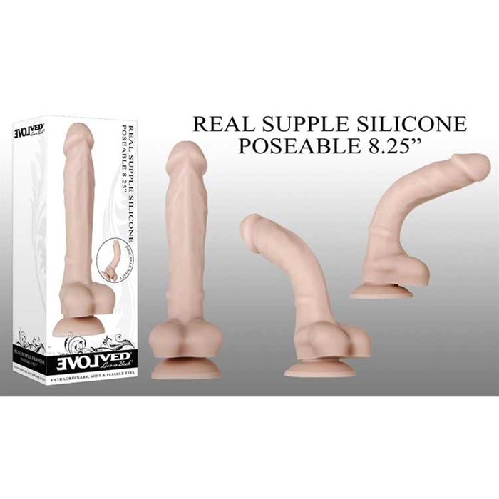 REAL SUPPLE SILICONE POSEABLE 8.25"