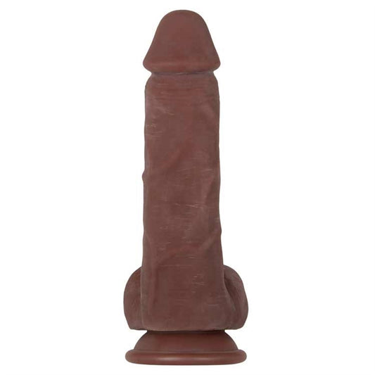 REAL SUPPLE POSEABLE GIRTHY DARK 8.5"