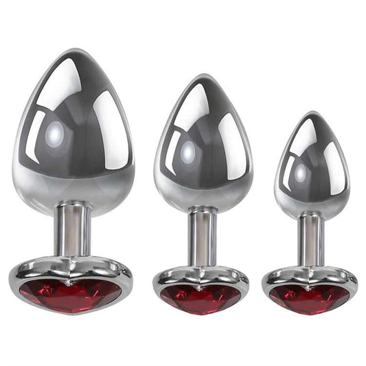 THREE HEARTS GEM ANAL PLUG SET