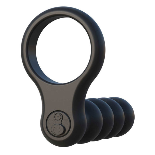 C-RINGZ REMOTE CONTROL DOUBLE PENETRATOR BLACK