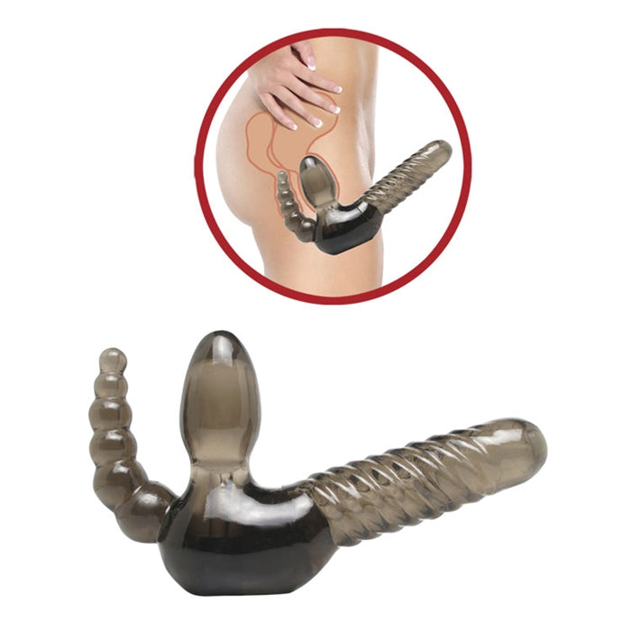 FF STRAPLESS STRAP-ON WITH ANAL STIMULATOR