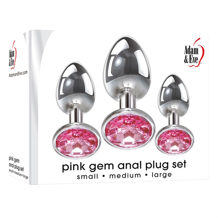 PINK GEM ANAL PLUG SET