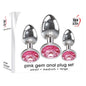 PINK GEM ANAL PLUG SET
