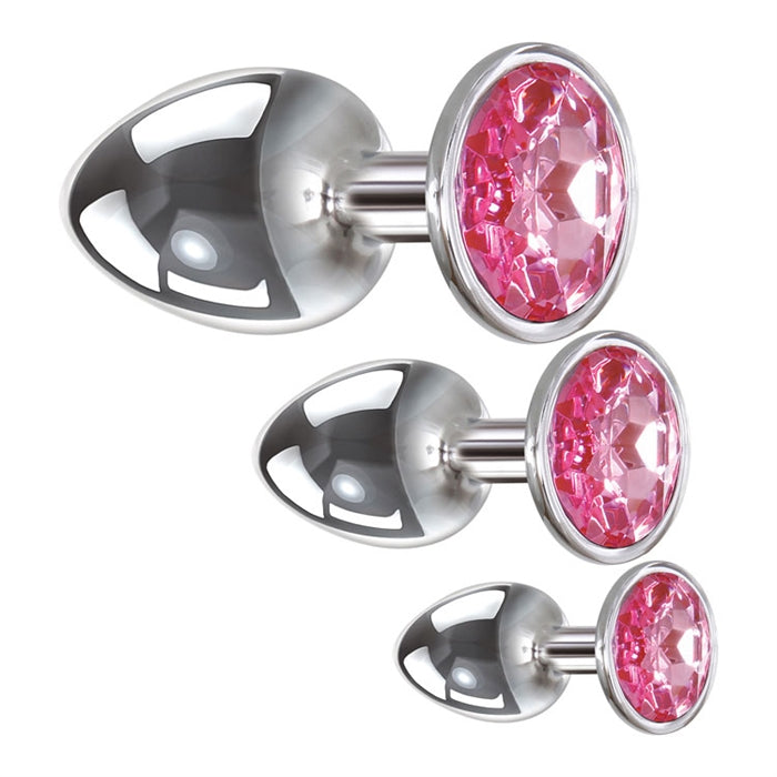 PINK GEM ANAL PLUG SET