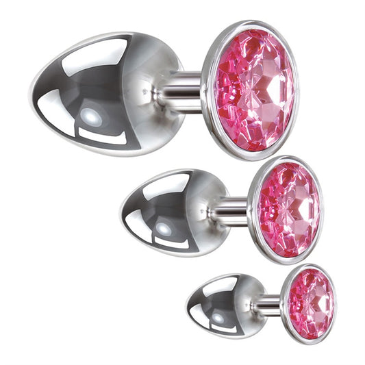 PINK GEM ANAL PLUG SET